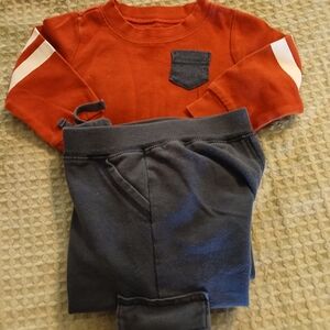 Red and Navy 9 Months Baby Outfit